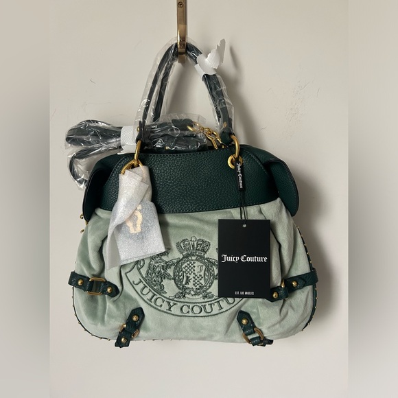 Juicy UK Green Thyme Scottie Dog handbag and crossbody